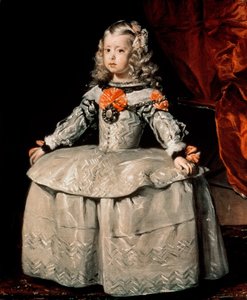 Margarita csecsemő (1651-73) ötéves portréja, 1656