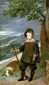 Balthasar Carlos herceg (1629-49) vadásznak öltözve, 1635-36 alkotó: Diego Velázquez