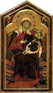 Madonna és gyermeke, 1262 körül alkotó: Dietisalvi di Speme
