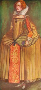 Erzsébet korabeli nő, 1907 alkotó: Dion Clayton Calthrop