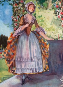 György korabeli nő 1727-1760 alkotó: Dion Clayton Calthrop