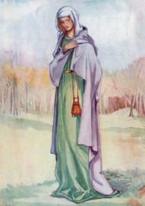 Henrik korabeli nő 1216-1272 alkotó: Dion Clayton Calthrop