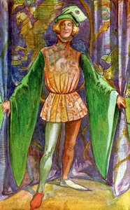 Férfi jelmez V. Henrik uralkodása idején (1413-1422)