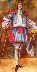 Férfi jelmez II. Károly uralkodása idején (1660-1685)