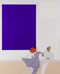 Klein inspirálja a táncot, 2020 (kollázs) alkotó: Dione Verulam