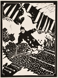 Az év hónapjai: (linómetszet) alkotó: Dione Verulam