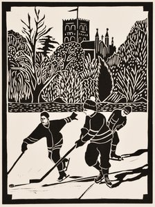 Az év hónapjai: (linómetszet) alkotó: Dione Verulam