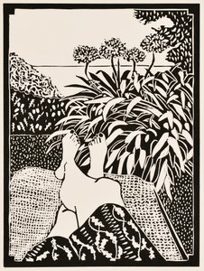 Az év hónapjai: (linómetszet) alkotó: Dione Verulam