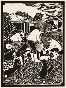 Az év hónapjai: (linómetszet) alkotó: Dione Verulam