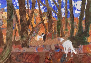 Riding Rest, 2020 (kollázs) alkotó: Dione Verulam