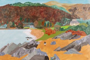 Saddell, Mull of Kintyre (kollázs) alkotó: Dione Verulam