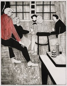 A Híd tanár (kollázs) alkotó: Dione Verulam