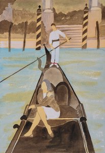 Velence, 2025 (akvarell és tinta) alkotó: Dione Verulam