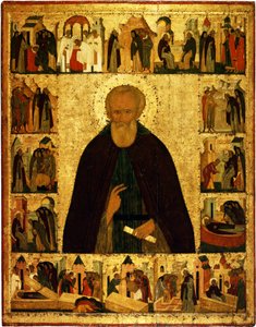 Szent Dmitrij Priluckij életének jeleneteivel, 1503 körül