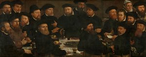 Az L osztag tizennyolc amszterdami gárdájának bankettje, „A süllőevők” néven ismert, 1566 alkotó: Dirck Barendsz