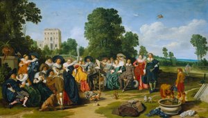 A Fête champêtre alkotó: Dirck Hals