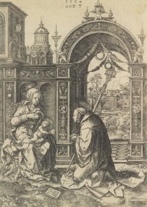 Szent Bernát imádja a Krisztus-gyermeket, 1524. október 5.