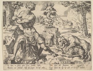 Benjamin, A tizenkét pátriárka című sorozatból, 1550. alkotó: Dirck Volkertsen Coornhert