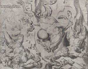 A tudással és szeretettel együtt pusztuló világ, A féktelen világból, 4. tábla, 1550.