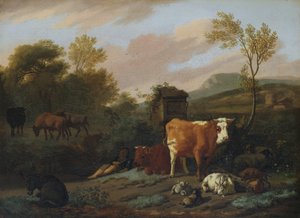 Animalia alkotó: Dirck van Bergen