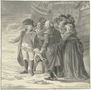 V. Vilmos Angliába indulása, 1795. január 18