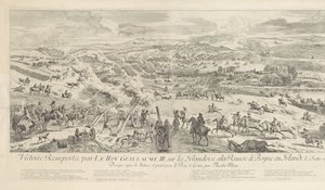 Slag bij Drogheda aan de Boyne, 1690. július 1 Győzelem: Le Roy Guillaume III. az íreken, a Boyne folyónál Írországban, 1690. július 1-jén (cím a tárgyon)