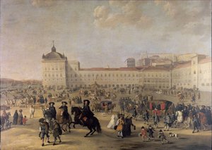 A lisszaboni Terreiro do Paço Palota tér, 1650