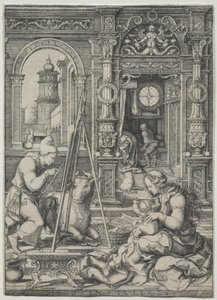Szent Lukács Szűz festménye, 1526.