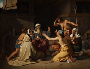 Noé és családja a bárkában, 1835.