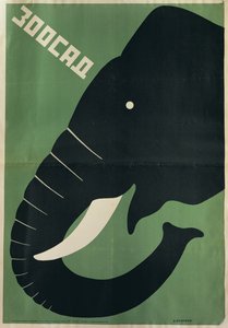 A Leningrádi Állatkert plakátja, 1928