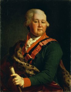 Valentin Platonovics Ivanovics Musin-Puskin gróf portréja 1735-1804, 1780-as évek vége