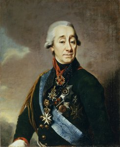 Ivan Varfolomeevich Bárány portréja 1764-1801, 1801