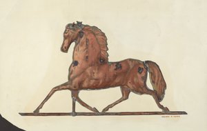 Ló szélkakas alkotó: Dolores Haupt