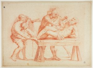 Szent András megkorbácsolása alkotó: Domenichino