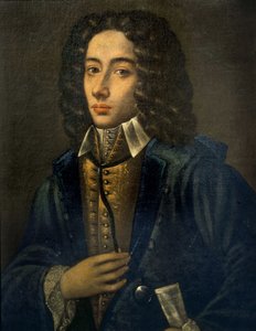 Giovanni Battista Pergolesi (Jean Baptiste Pergolese, Jean-Baptiste) (1710 - 1736) portréja. Olaj, fa, Domenico Antonio Vaccaro. Nápolyi Konzervatórium. Giovanni Battista Pergolesi Domenico Antonio Vaccaro Nápolyi Konzervatórium festménye