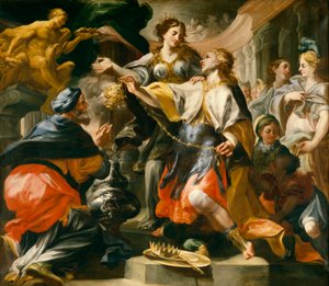Salamon a pogány isteneket imádja, 16951700 körül
