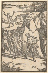 A fémek elmenekülnek, amikor Vulkán megpróbálja őket kiszabadítani a sziklákból – a „De la Pirotechnia” című sorozat 3. lapja