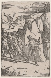 A Vulkánból menekülő fémek alkotó: Domenico Beccafumi