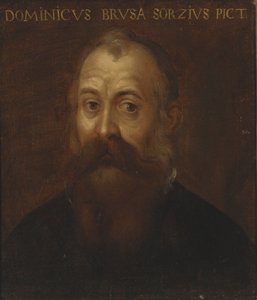 A művész portréja alkotó: Domenico Brusasorci