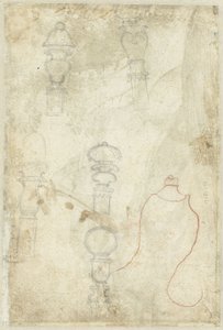 Gombok vázlatai alkotó: Domenico Campagnola (possibly)