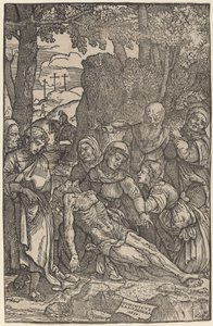 Krisztus siralma alkotó: Domenico Campagnola