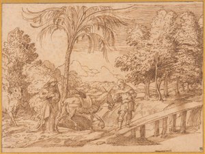 Repülés Egyiptomba alkotó: Domenico Campagnola