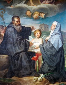 Szent Benedek és Szent Iskola, Domenico Corvi (1721-1803)