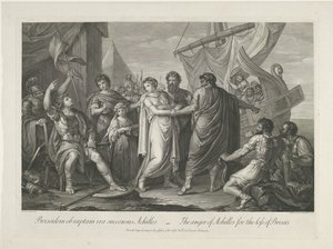 Achilles felhördül het verlies van Briseïs felett Akhilleusz haragja Briseis elvesztése miatt (cím a tárgyon)