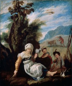 Ádám és Éva, 1588 alkotó: Domenico Fetti or Feti