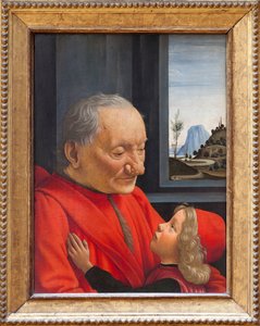 Egy öregember és egy fiú, 1490 körül