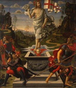 Krisztus feltámadása alkotó: Domenico Ghirlandaio