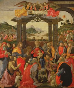 A mágusok imádása, 1488 (tempera a panelen) (részletesen lásd: 120935)