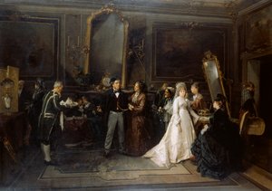 A házasság füstbe ment alkotó: Domenico Induno