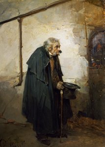 Tisztelet Madonna előtt alkotó: Domenico Induno